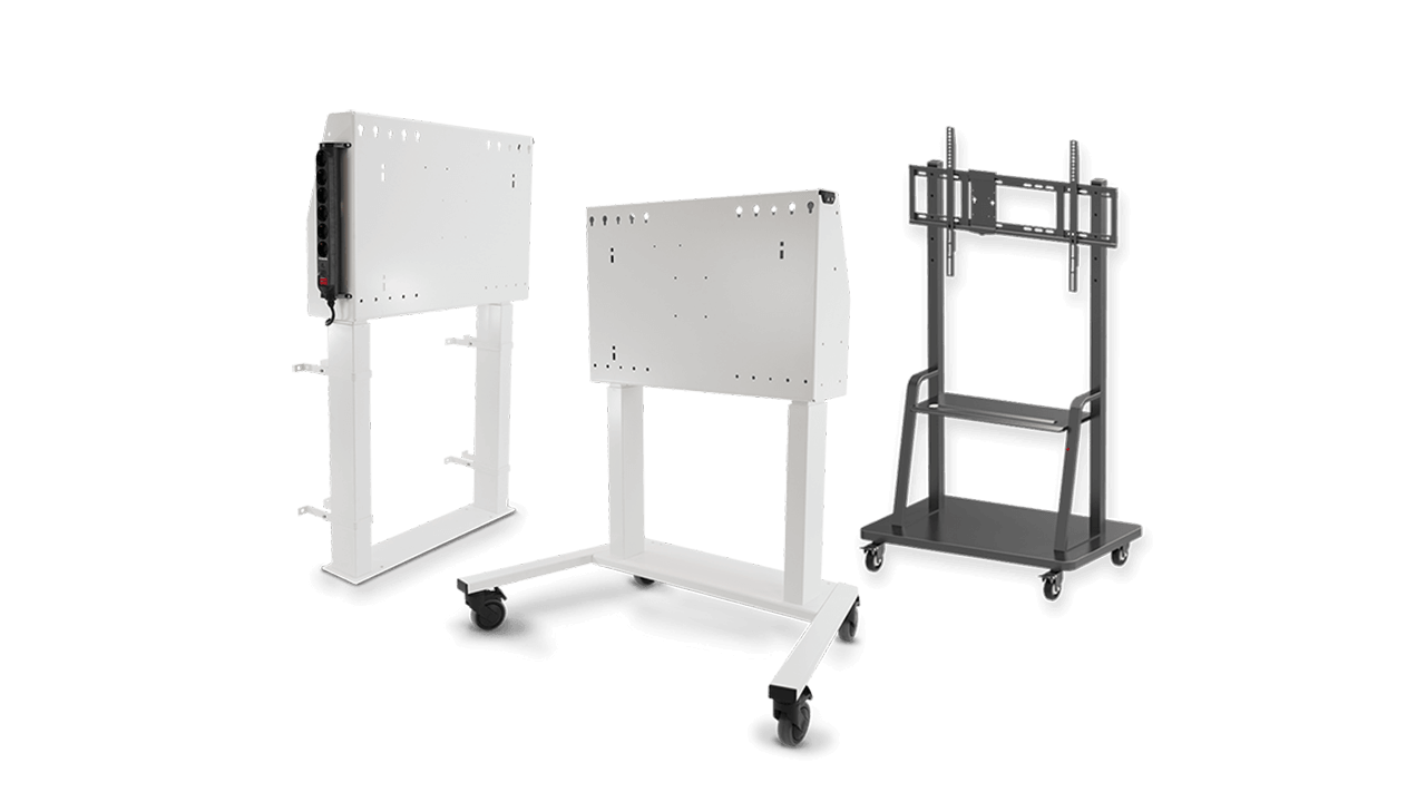 SMART Mobile Studio – höhenverstellbares Roll-Stand-System mit Kamera und Mikrofon-Array